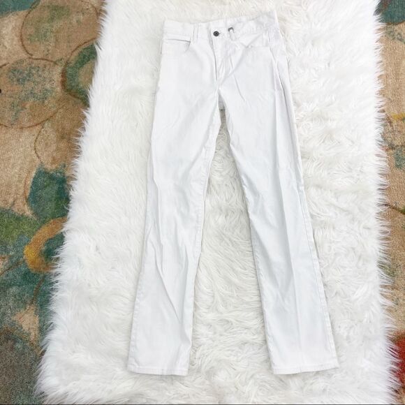 Helmut Lang White Casual Straight Leg Pants - Picture 3 of 9
